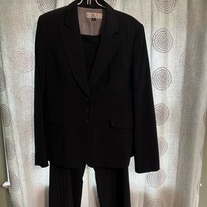 Women’s two piece black pants suit size 12